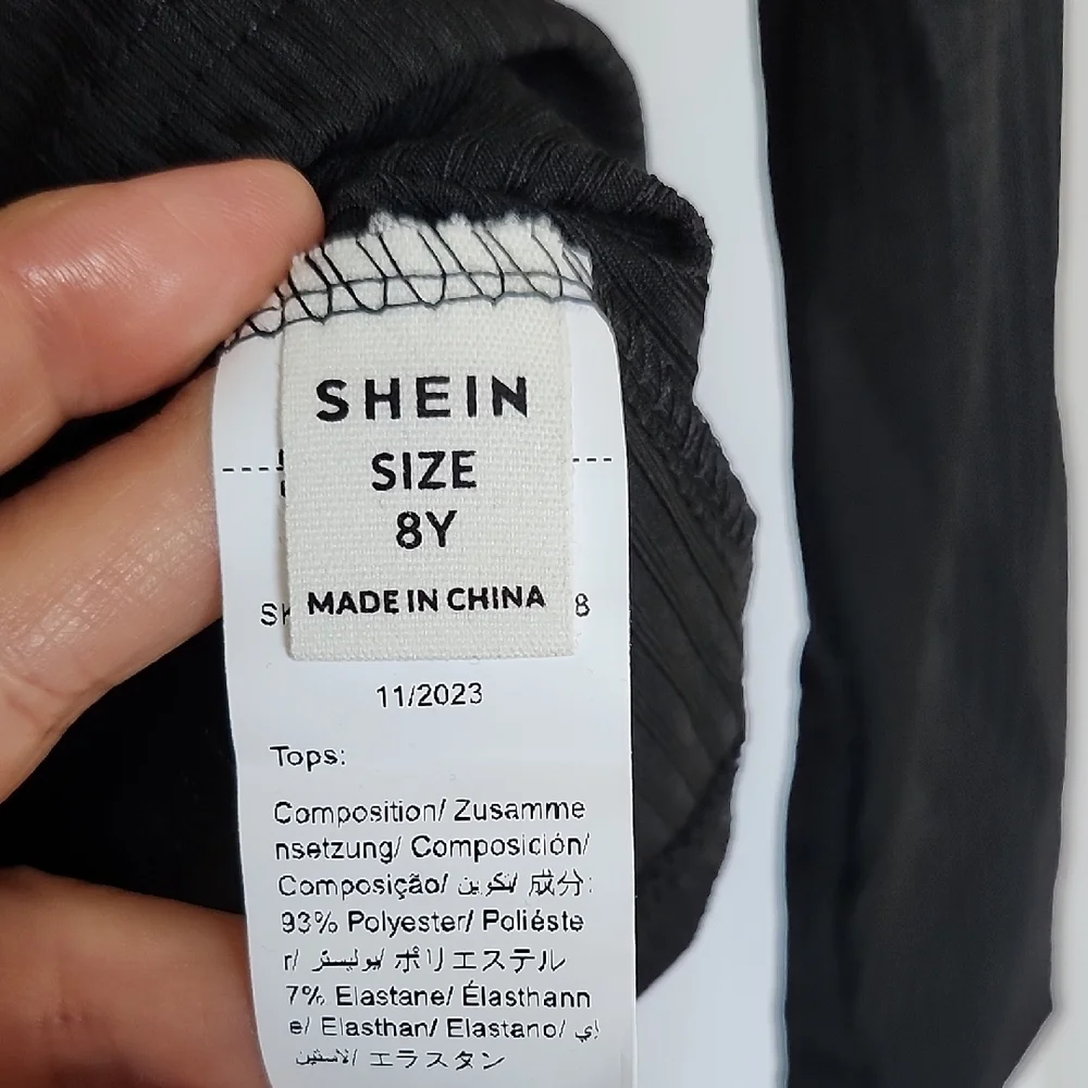 SHEIN Classic Black Turtleneck and Leggings Set - Picture 2 of 6